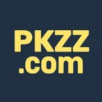 Logo of PKZZ.com with bold yellow text on a dark blue background.