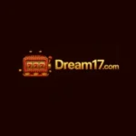 Dream17.com logo featuring a golden slot machine with triple 7s on the reels, accompanied by the text "Dream17.com" in shiny gold font.