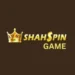 Logo of Shah Spin Game with a golden crown and bold gold text on a dark background.