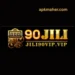 Logo of 90Jili Game showing golden text “90 JILI” with casino icons and the website link 90Jili Game.
